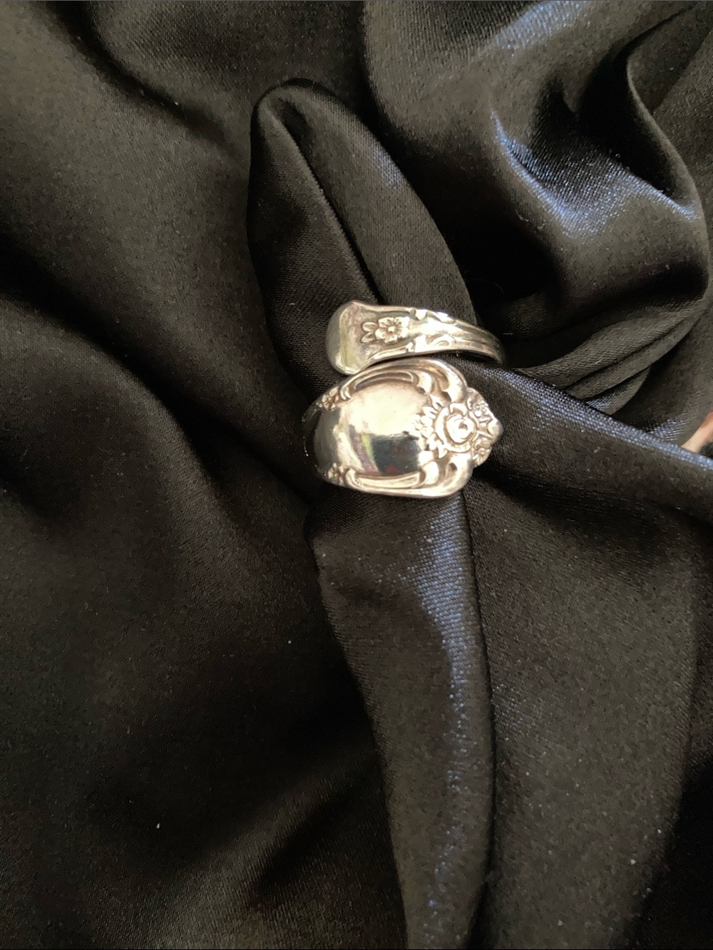 Wm A Rogers Spoon Ring - Silver